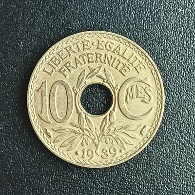 逸泉钱币2026第十二组世界钱币专场春节千件大拍A1614～2574 - 1761 法国10生丁