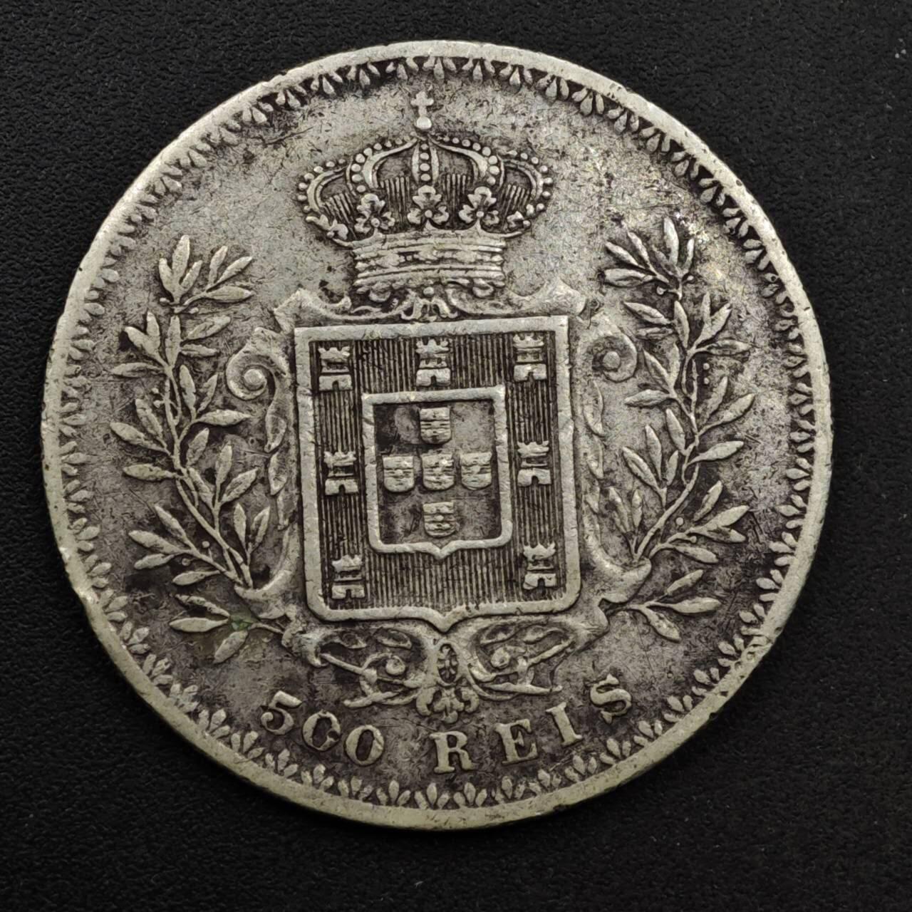 【淘币小摊】实时拍第八百六十一拍   银币套币场   满百包邮可预留二周 每周一统一发货   葡萄牙1896年500瑞斯银币