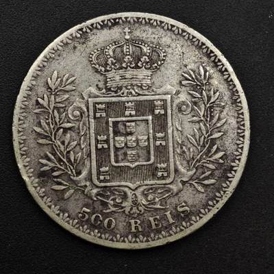 【淘币小摊】实时拍第八百六十一拍   银币套币场   满百包邮可预留二周 每周一统一发货   - 葡萄牙1896年500瑞斯银币