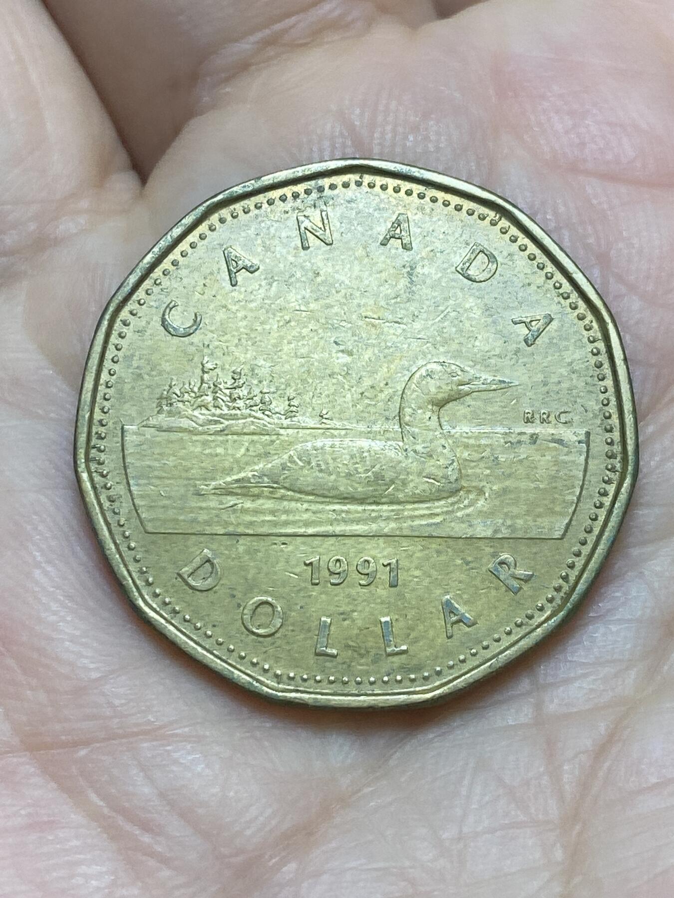 2026年第十七场(总第一百八十六场）外国好品散币场(免佣金) 加拿大🇨🇦1991年1元(伊丽莎白二世中年高冠)