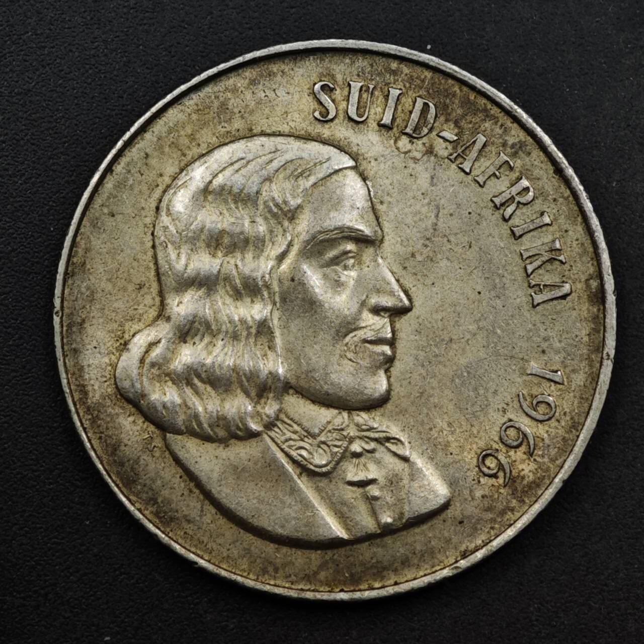 【淘币小摊】实时拍第八百六十一拍   银币套币场   满百包邮可预留二周 每周一统一发货   南非1966年1兰德银币