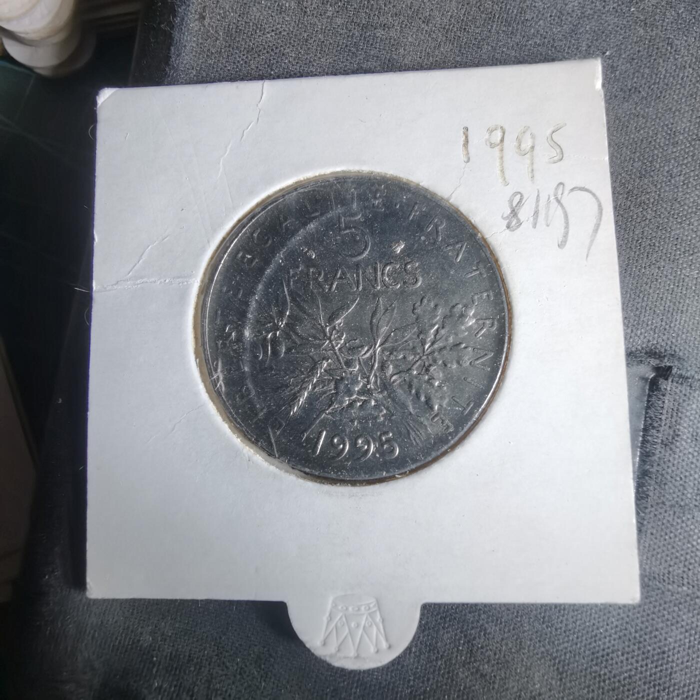 沼泽如烟--第981场 法国1995年5法郎