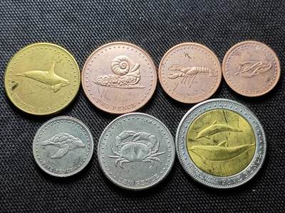 KK钱币收藏小铺  第398期 百期特拍（四拍之二） 2月预留时间 周末发货 - 2008特里斯坦达库尼亚 南丁格尔岛大小面值一套