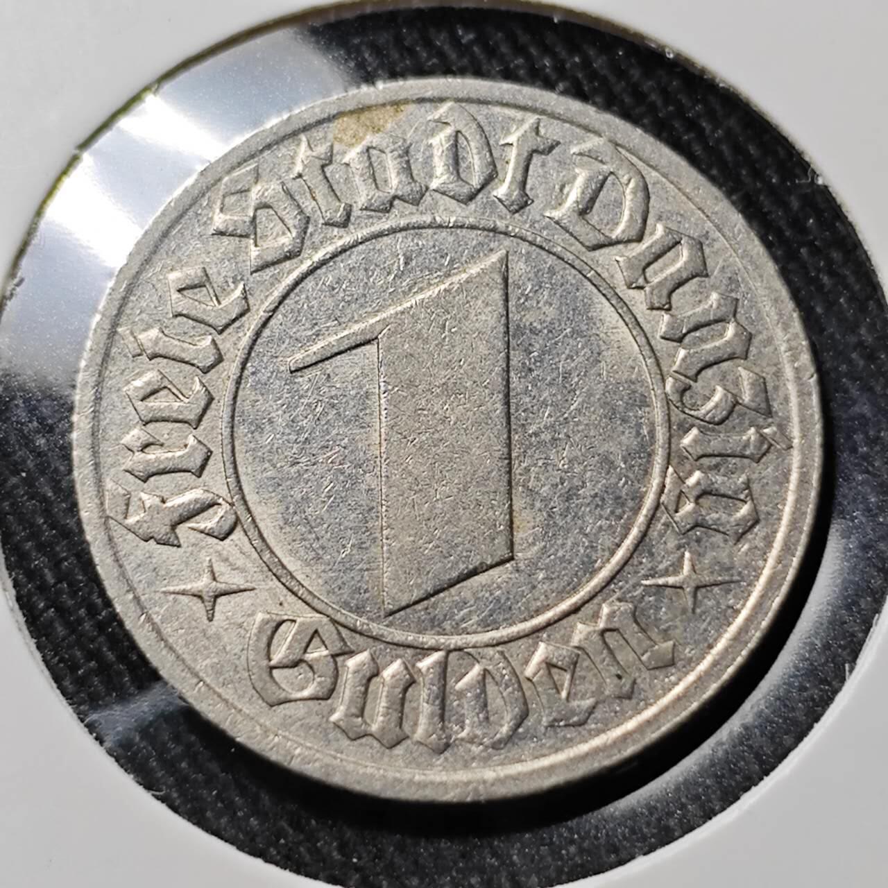 KK钱币收藏小铺  第398期 百期特拍（四拍之二） 2月预留时间 周末发货  1932但泽1马克镍币