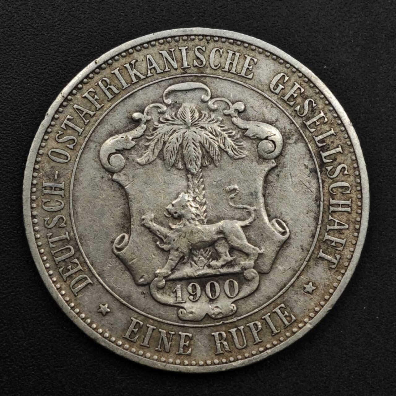 【淘币小摊】实时拍第八百六十一拍   银币套币场   满百包邮可预留二周 每周一统一发货   德属东非1900年1卢比银币