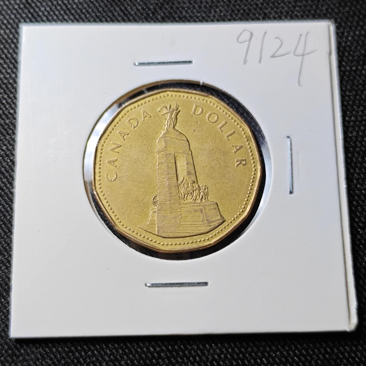 KK钱币收藏小铺  第391期  2月预留时间 周末发货  加拿大1元纪念币