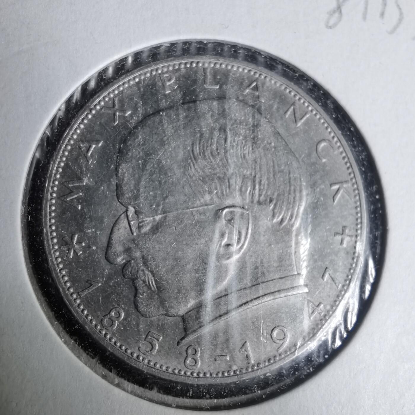 沼泽如烟--第981场 德国1963年2马克