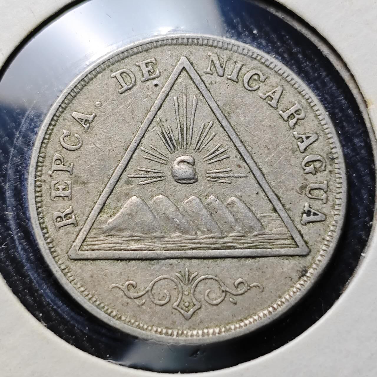 KK钱币收藏小铺  第398期 百期特拍（四拍之二） 2月预留时间 周末发货  1899尼加拉瓜5分镍币