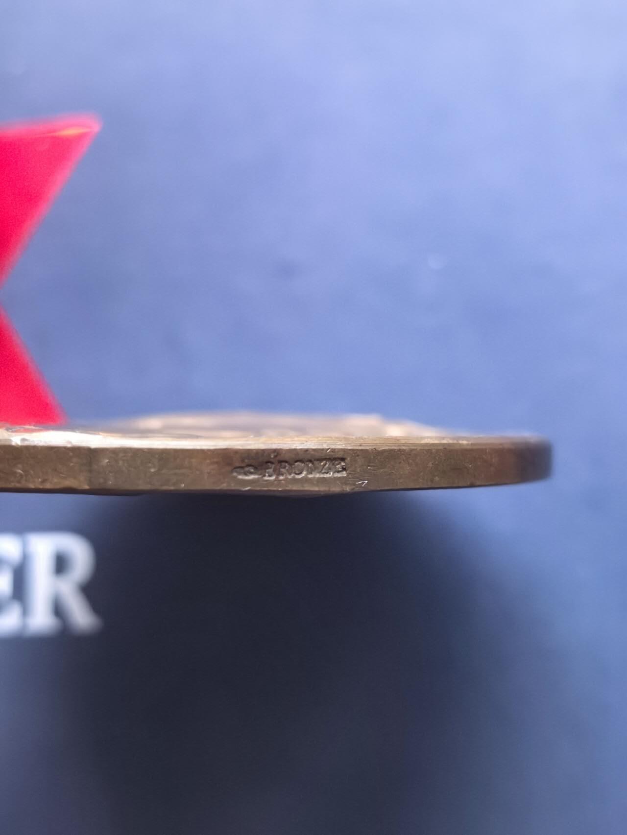 铜章专场 1889年法国巴黎世博会铜章，直径6cm