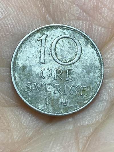 2026年第十七场(总第一百八十六场）外国好品散币场(免佣金) - 瑞典🇸🇪1973年10欧尔(古斯塔夫六世第二版)