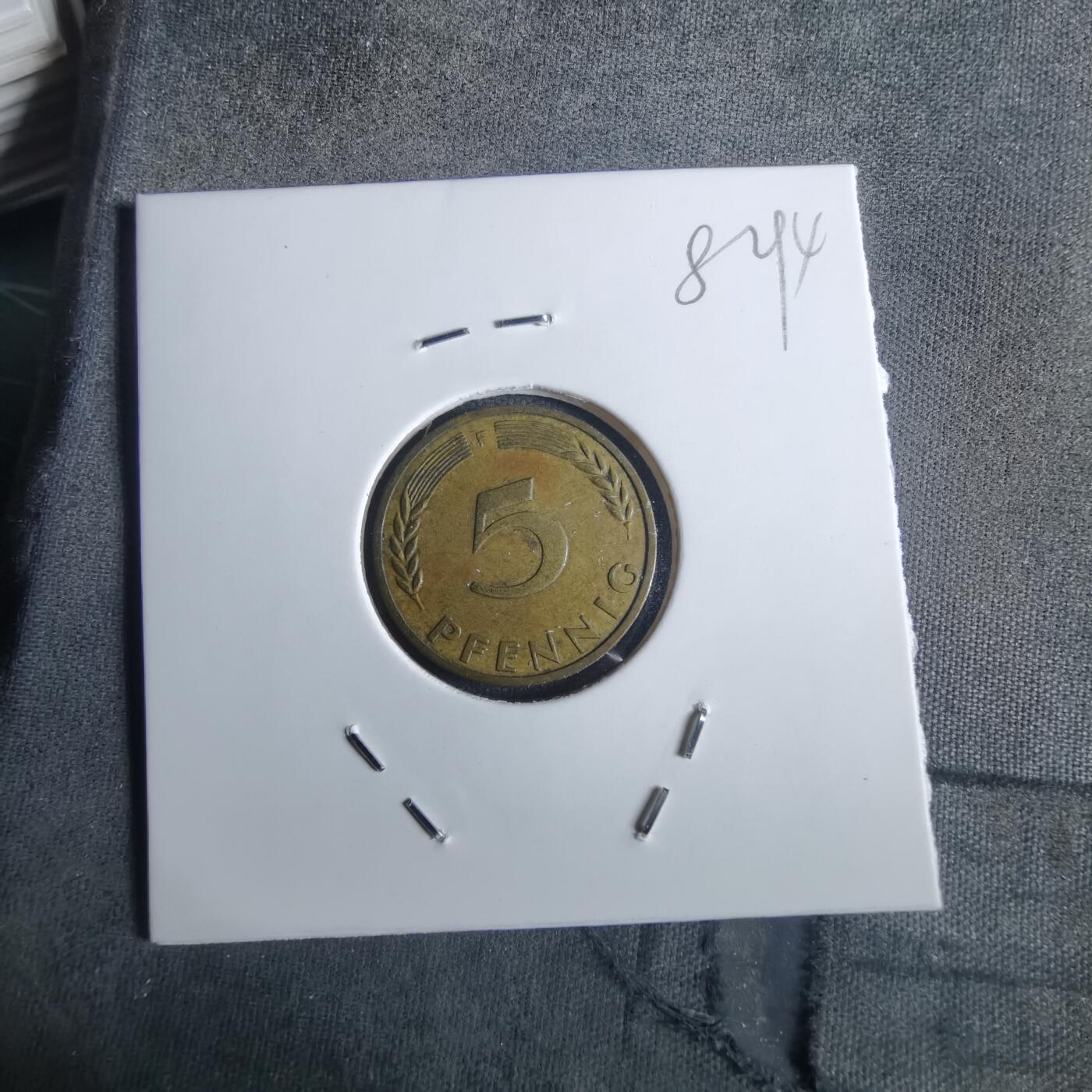 沼泽如烟--第982场 德国1950年5芬尼