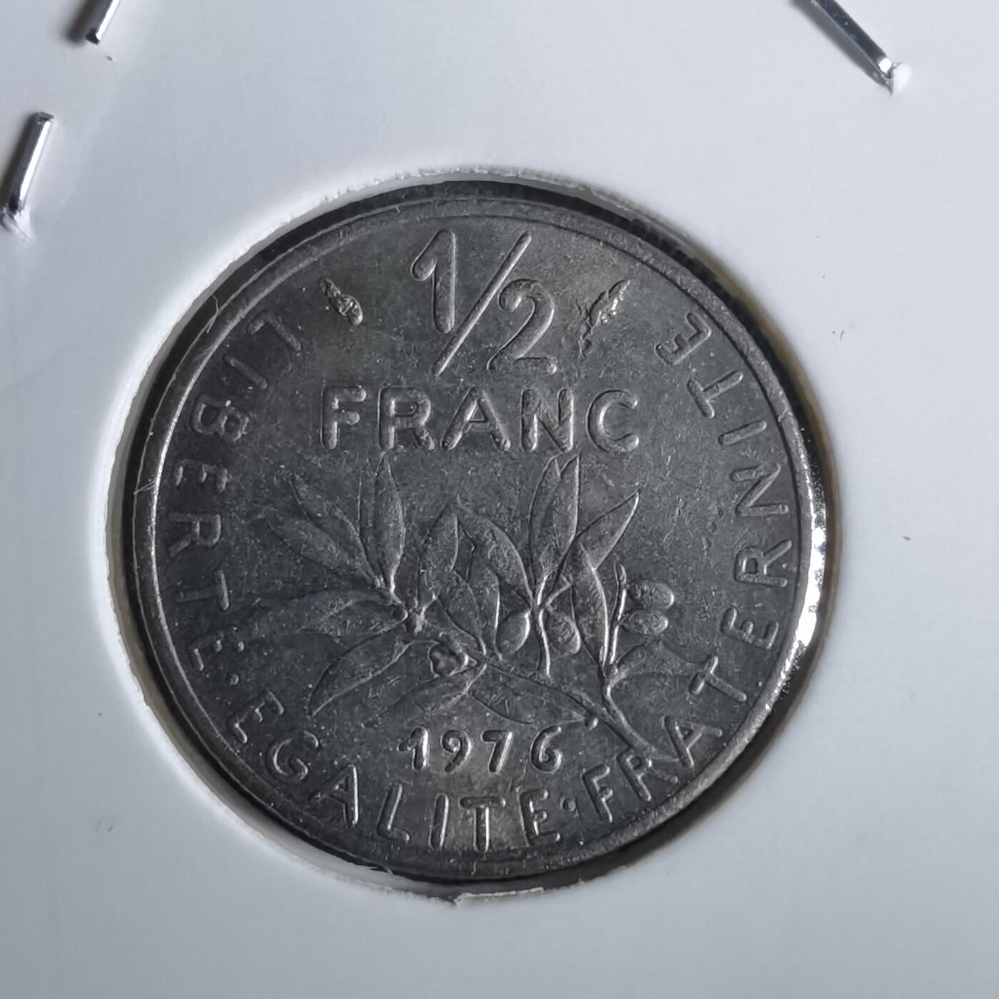 沼泽如烟--第982场 法国1976年半法郎