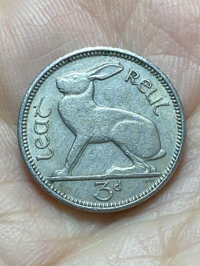 2026年第十七场(总第一百八十六场）外国好品散币场(免佣金) - 爱尔兰🇮🇪1961年3便士(共和国时期第一套第二版)