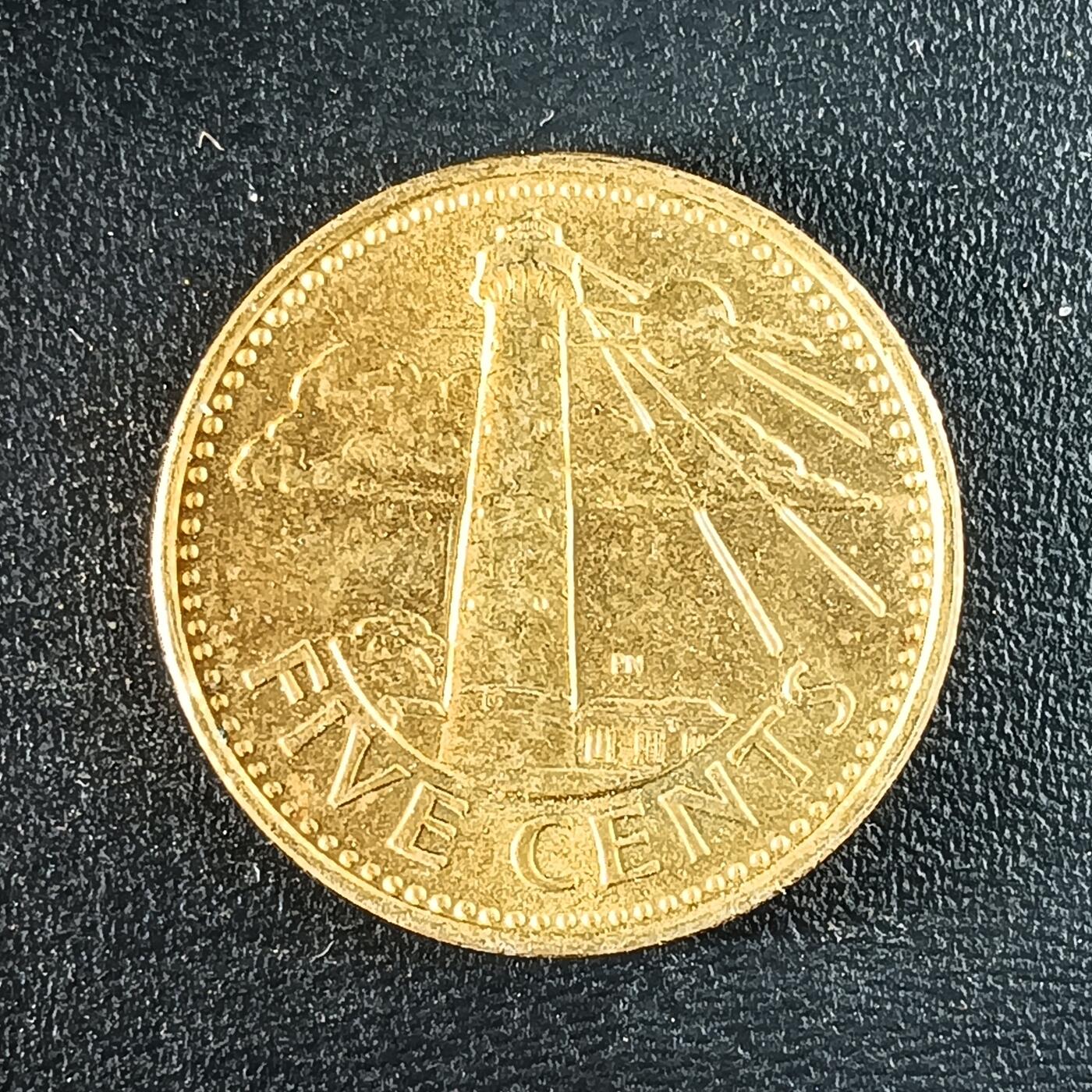 逸泉钱币2026第十二组世界钱币专场春节千件大拍A1614～2574 1739 全新巴巴多斯5分硬币