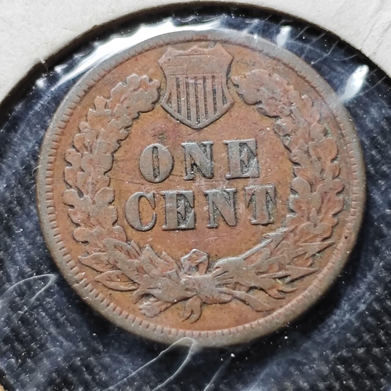 KK钱币收藏小铺  第391期  2月预留时间 周末发货  1889美国1分铜币