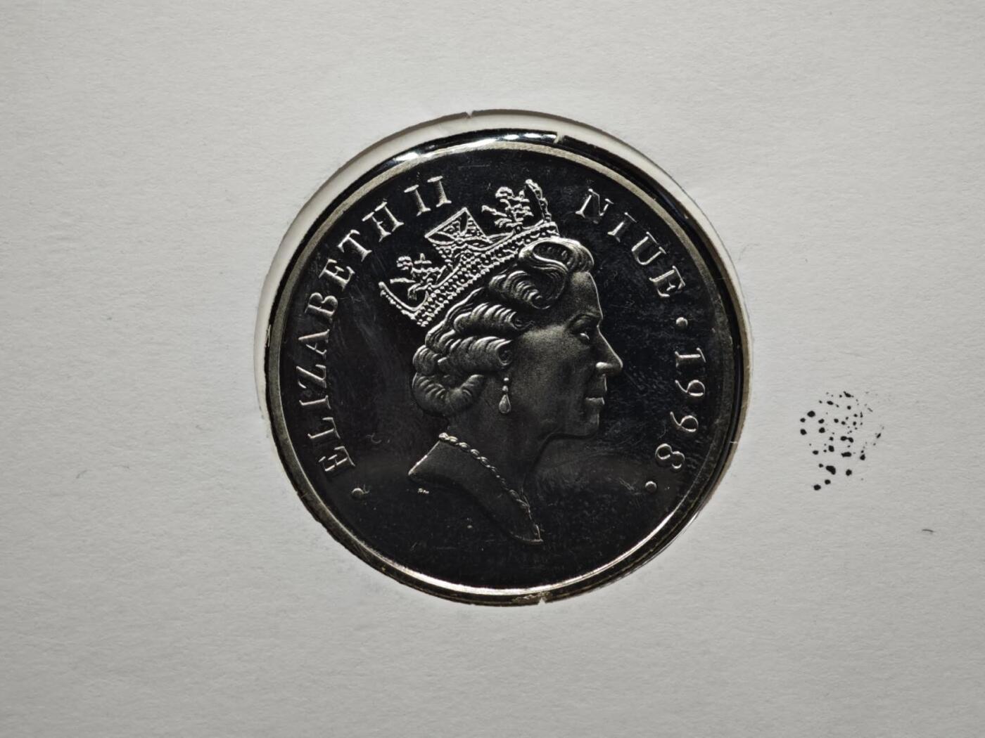 【淘币小摊】限时拍第八百六十二拍  克朗币邮币封场  满百包邮可预留两周  周一统一发货  纽埃1998年戴安娜王妃1元纪念币邮币封