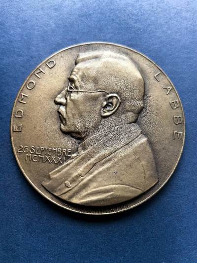 铜章专场 - 1931年法国铜章，外科医生，68mm，达曼Dammann作品