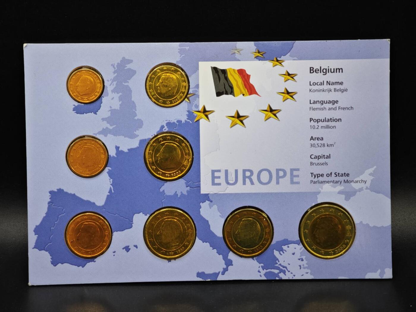 【淘币小摊】实时拍第八百六十一拍   银币套币场   满百包邮可预留二周 每周一统一发货   比利时欧元套币