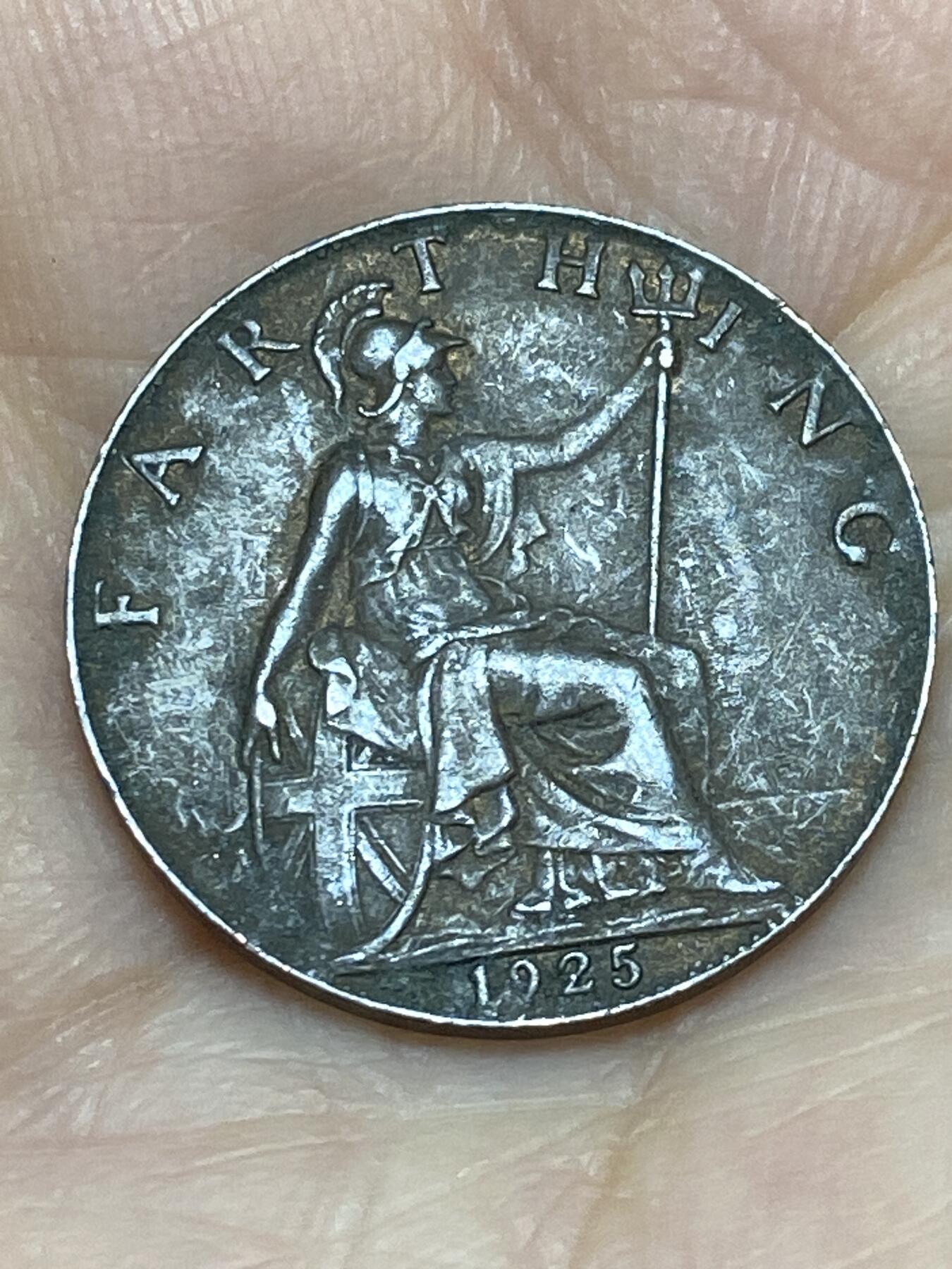 2026年第十七场(总第一百八十六场）外国好品散币场(免佣金) 英国🇬🇧1925年1法新(乔治五世第二版，关门年)