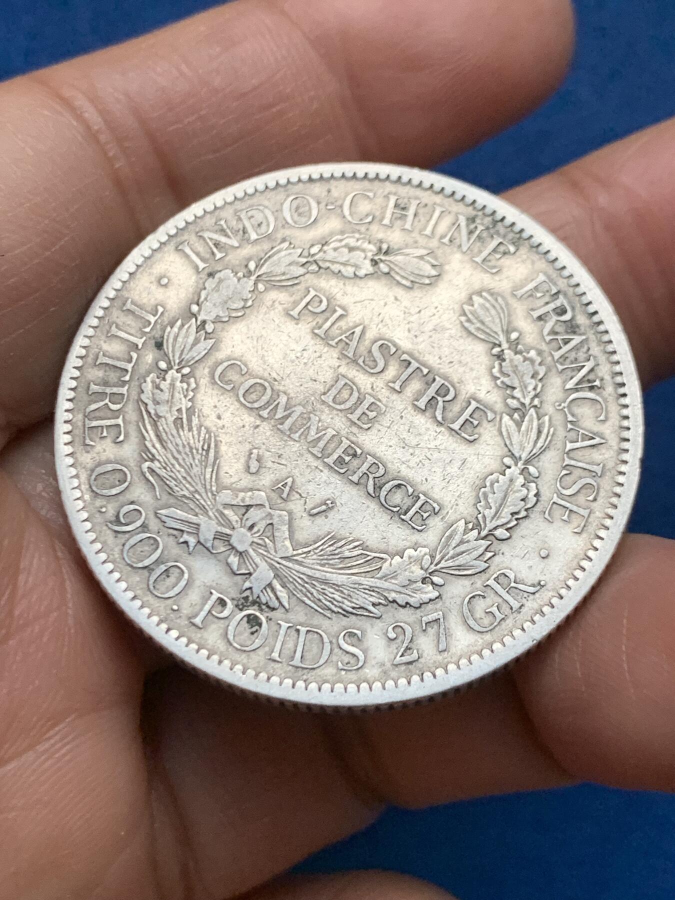 《竞宝斋》第463-465场 周日，周一，周二，3场连拍 （全场包邮）欢迎送拍 法属印支1896年坐洋1皮阿斯特银币