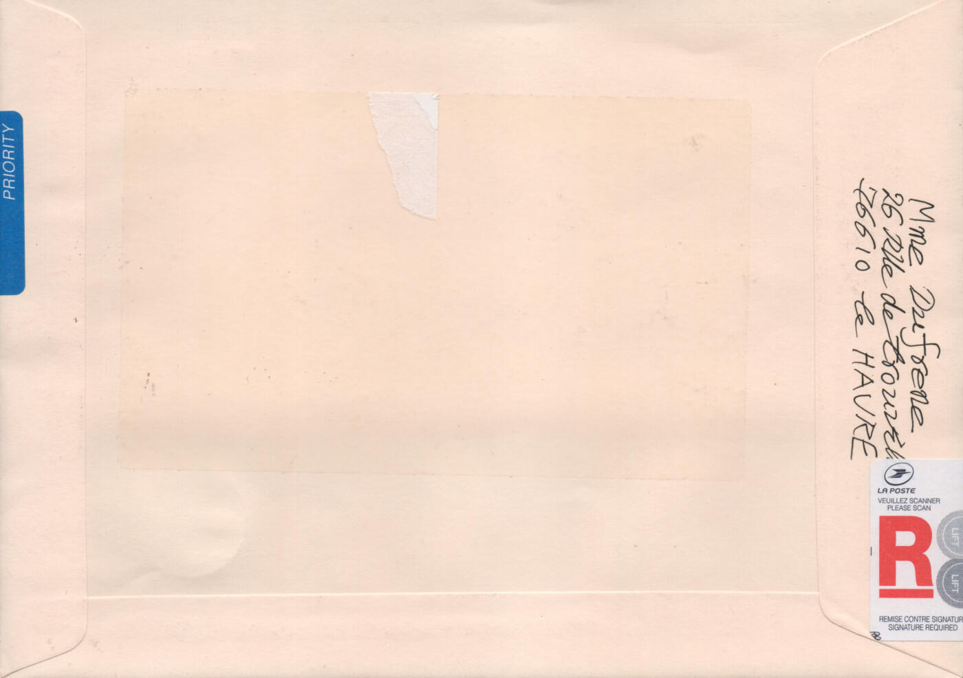 2026年02月14日19:30海外、大陆、澳门、香港邮政精品首日实寄封拍卖专场 2015法国《诺曼底邮折小型张》自然封首日实寄封