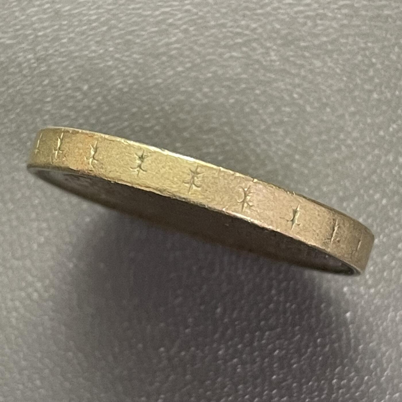 回流0207 西班牙1997年100比塞塔纪念币 马德里皇家歌剧院