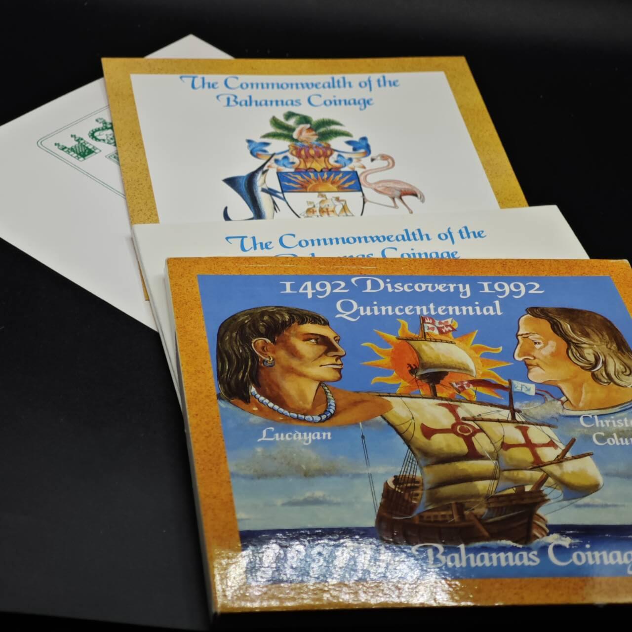 【淘币小摊】实时拍第八百六十一拍   银币套币场   满百包邮可预留二周 每周一统一发货   巴哈马1992年套币