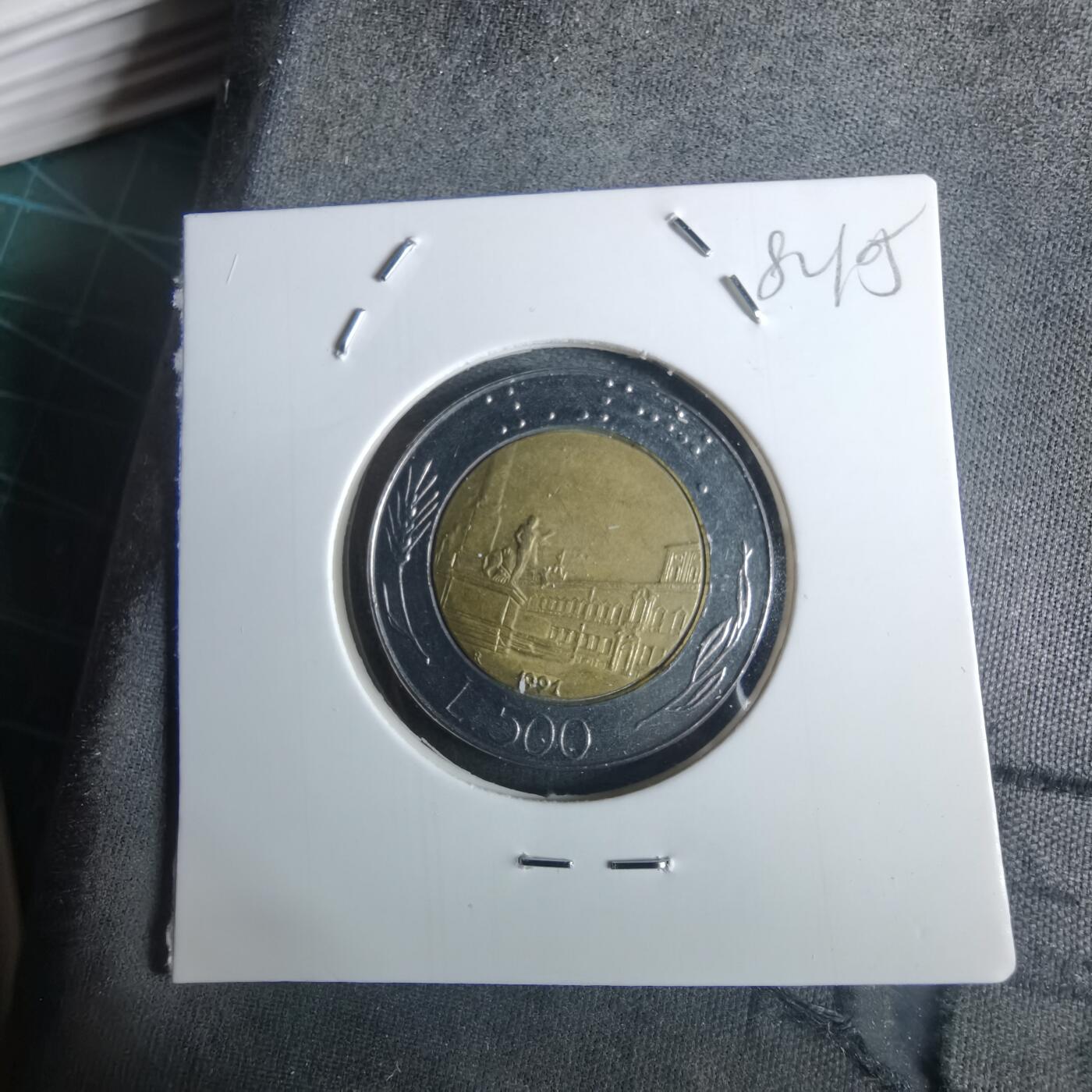 沼泽如烟--第982场 意大利1991年500里拉