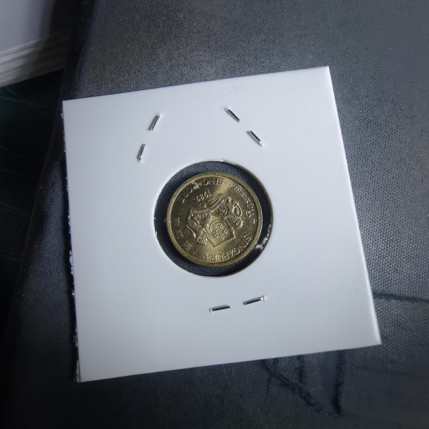 沼泽如烟--第982场 新加坡1987年五分