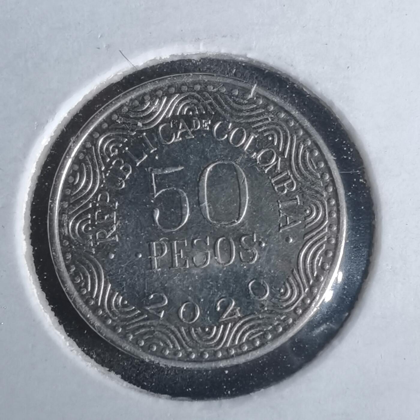 沼泽如烟--第981场 哥伦比亚2020年50比索