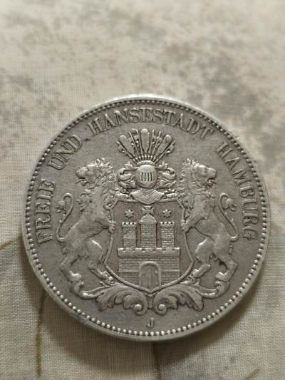 德国汉堡5马克 1903年 - 德国汉堡5马克 1903年