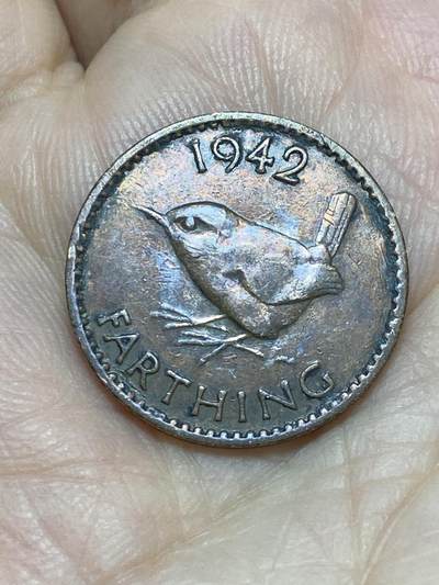 2026年第十七场(总第一百八十六场）外国好品散币场(免佣金) - 英国🇬🇧1942年1法新(乔治六世第一版)