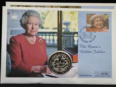 【淘币小摊】限时拍第八百六十二拍  克朗币邮币封场  满百包邮可预留两周  周一统一发货  - 塞拉利昂2002年女王登基金禧1元纪念币邮币封