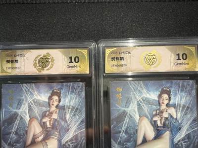 欢迎送拍、零成本上架，释放现金流，合理分配上拍卡品 - 【普卡一对】st刷子 蜘蛛精一对双服饰 10g 焱卡文化&特卡