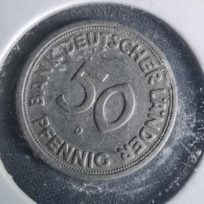 沼泽如烟--第981场 - 德国1949年50芬尼银行版