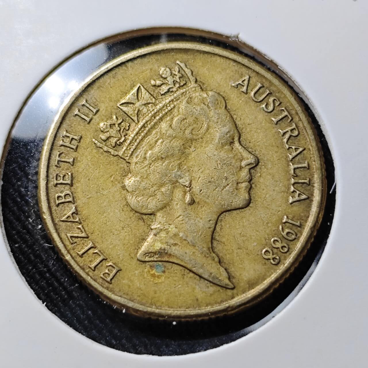 KK钱币收藏小铺  第391期  2月预留时间 周末发货  澳大利亚1元纪念币