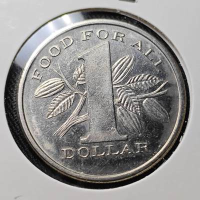 KK钱币收藏小铺  第391期  2月预留时间 周末发货 -  1969巴布内亚新几内亚1元