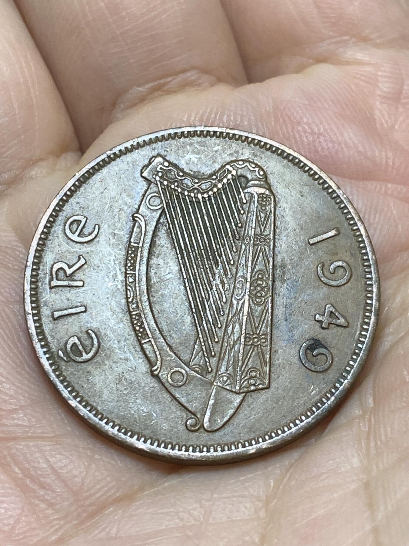 2026年第十七场(总第一百八十六场）外国好品散币场(免佣金) 爱尔兰🇮🇪1949年1便士(共和国时期第一套第一版)