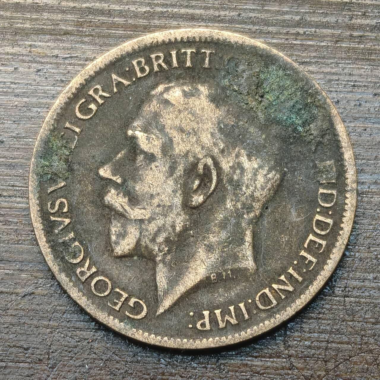 【铜匠收藏】★第143★散币专场 不寄存，30包邮。不满30元，支付5元运费。《接受代拍 代送NGC评级》 71【无寄存】英国 1918年 1法新