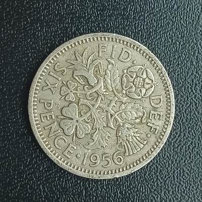 逸泉钱币2026第十二组世界钱币专场春节千件大拍A1614～2574 - 1776 英国6便士