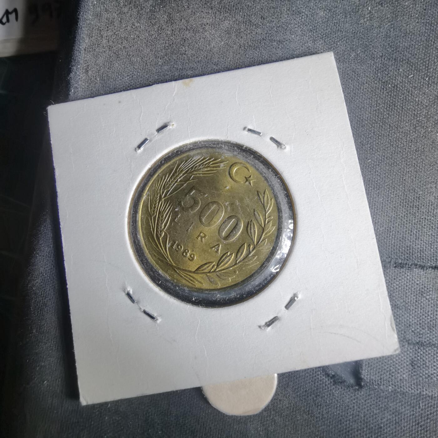 沼泽如烟--第981场 土耳其1989年500里拉