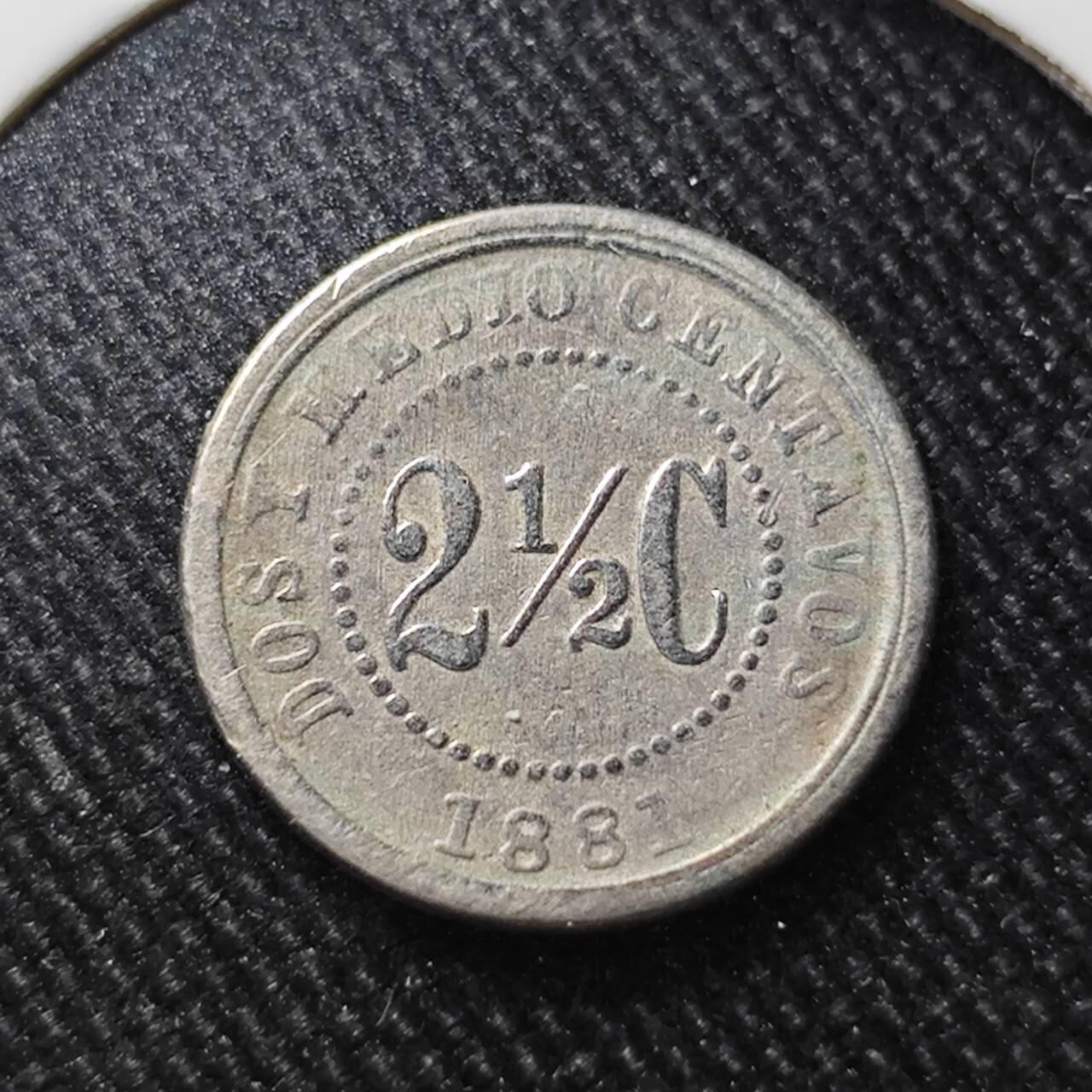 KK钱币收藏小铺  第398期 百期特拍（四拍之二） 2月预留时间 周末发货  1881哥伦比亚2.5分镍币