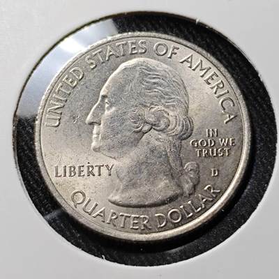 KK钱币收藏小铺  第391期  2月预留时间 周末发货 -  美国25分纪念币 好品