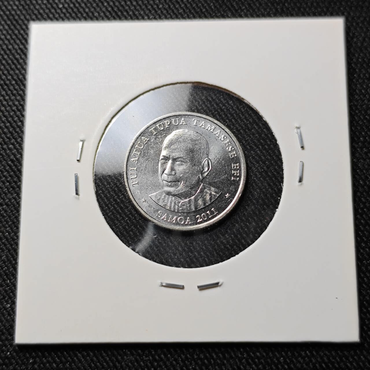 KK钱币收藏小铺  第391期  2月预留时间 周末发货  萨摩亚10分 好品