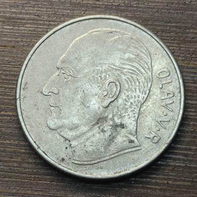 【铜匠收藏】★第144★散币专场 不寄存，30包邮。不满30元，支付5元运费。《接受代拍 代送NGC评级》 - 23【无寄存】1972年 挪威 1克朗 骏马