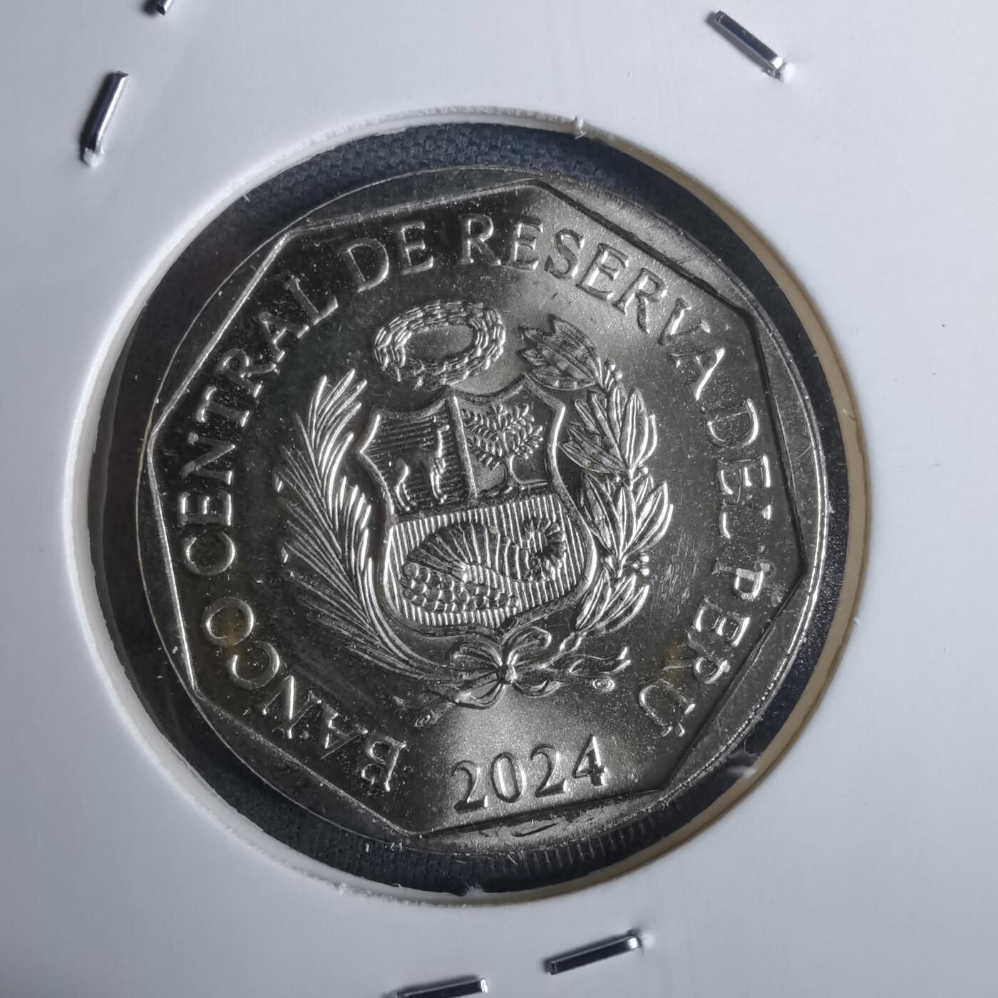 沼泽如烟--第982场 秘鲁2024年1索尔纪念币