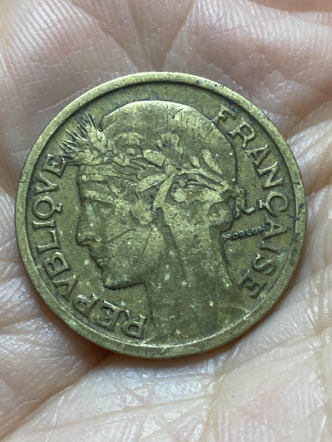 2026年第十七场(总第一百八十六场）外国好品散币场(免佣金) 法兰西第三共和国1938年1法郎