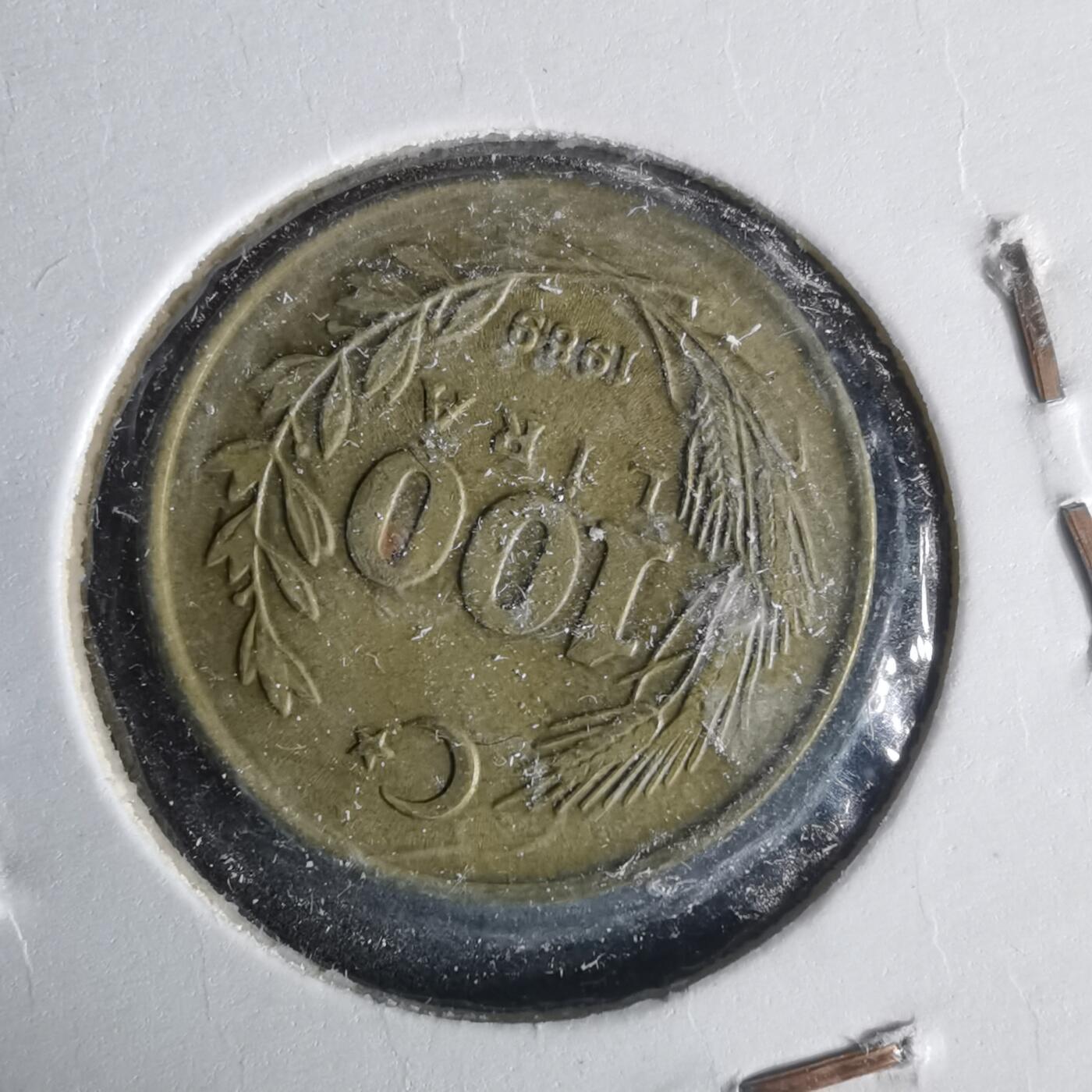 沼泽如烟--第981场 土耳其1989年100里拉