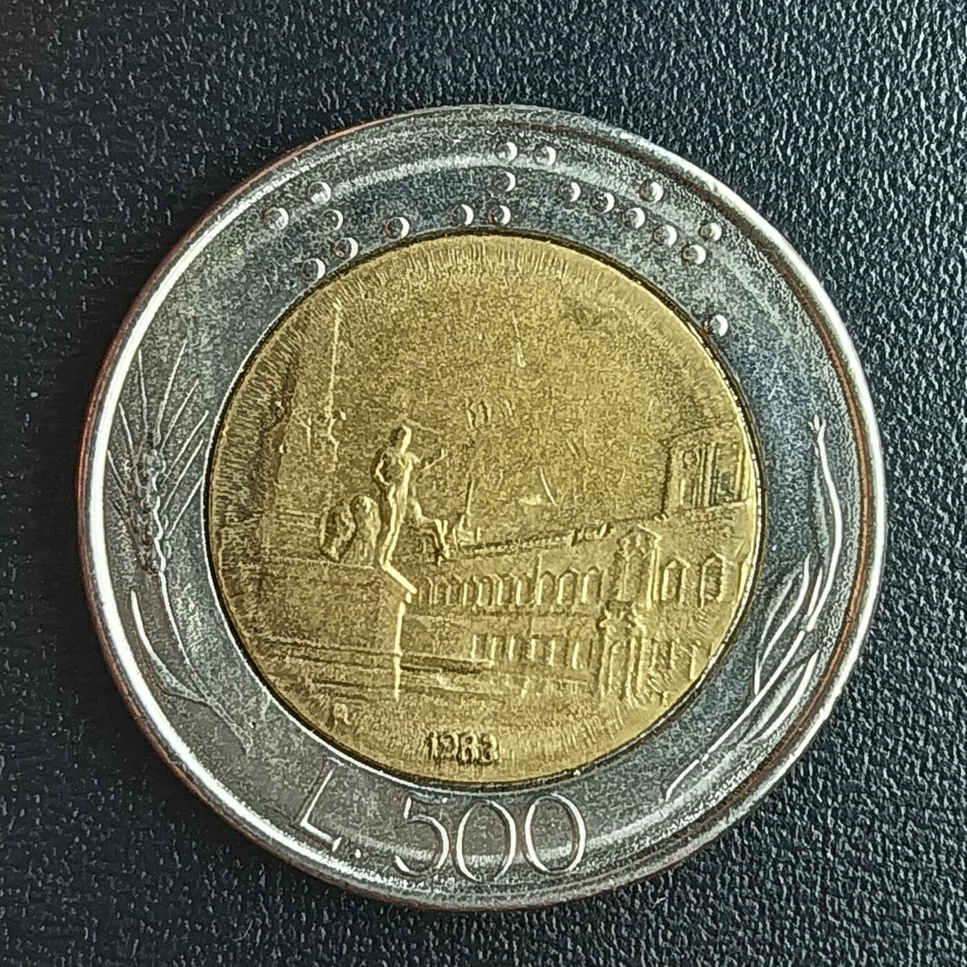 逸泉钱币2026第十二组世界钱币专场春节千件大拍A1614～2574 1731 意大利500里拉双色币