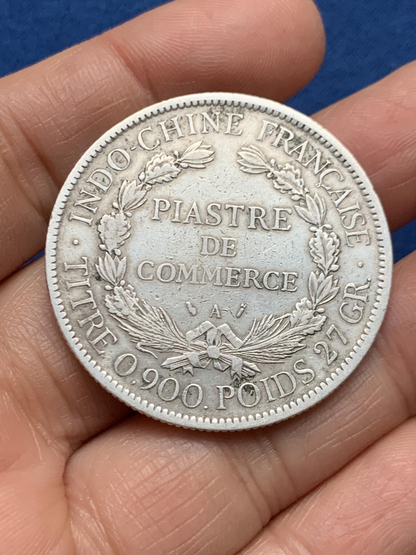 《竞宝斋》第463-465场 周日，周一，周二，3场连拍 （全场包邮）欢迎送拍 法属印支1896年坐洋1皮阿斯特银币